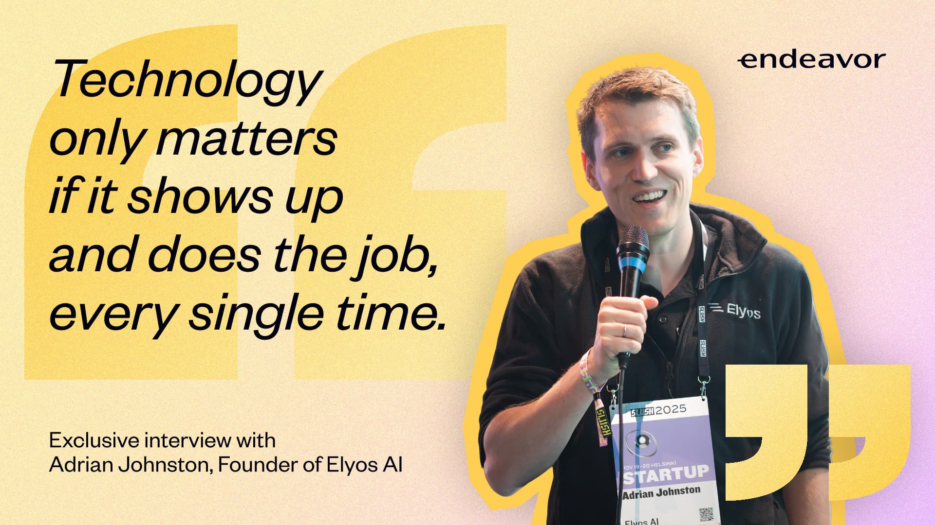 Built for Real Needs: How Elyos AI built applied AI that works in the real world